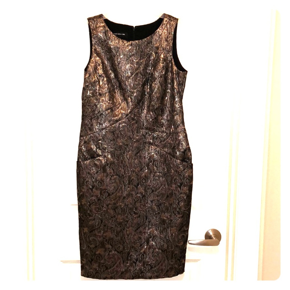 Brown & Gold Dress